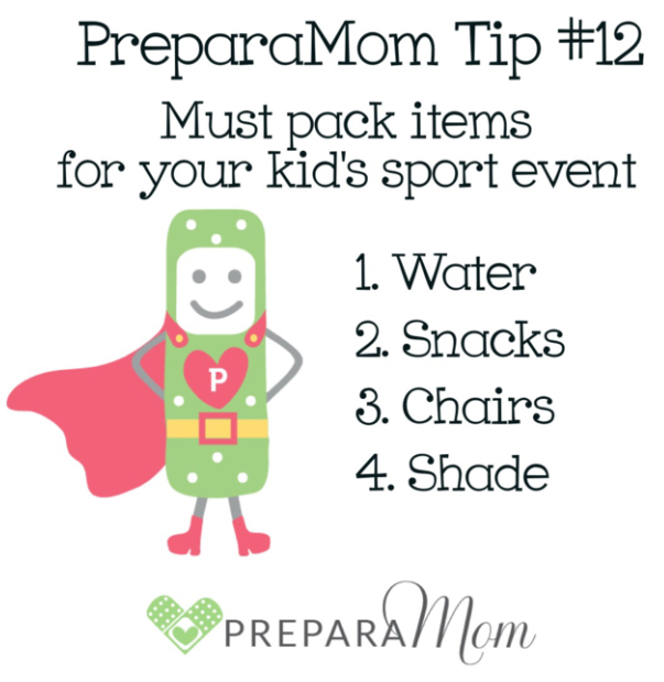 Be Prepared for Kids Sporting Events