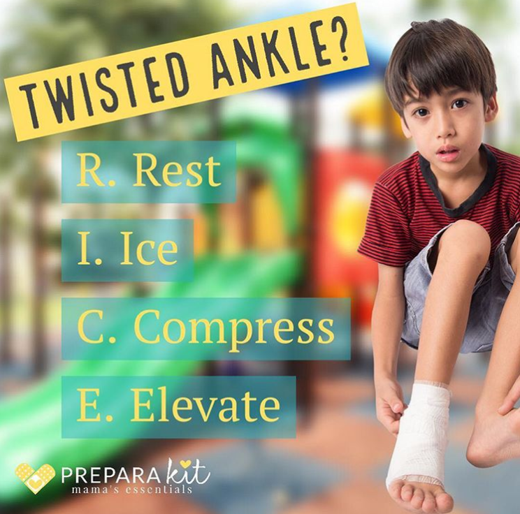 Have You R.I.C.E'd a Twisted Ankle? - PreparaMom