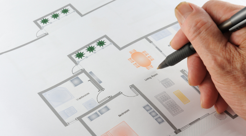 a man draws an exit plan, a preventative item